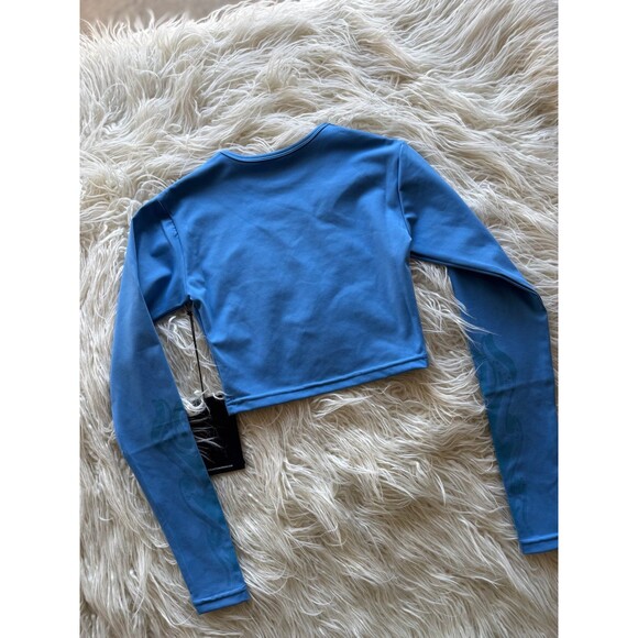 Civil Regime No Tomorrow Sofie Crop Tee Blue Size XS - Picture 8 of 11